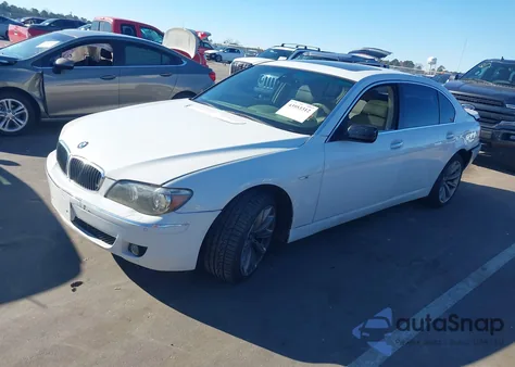 2008 BMW 750Li z USA, uszkodzony, nr VIN WBAHN83588DT80393